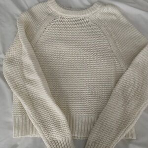 a new day Cream Crew Neck Sweater